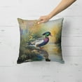 thumbnail image 2 of Wood Duck Throw Pillow 18 in x 18 in, 2 of 5