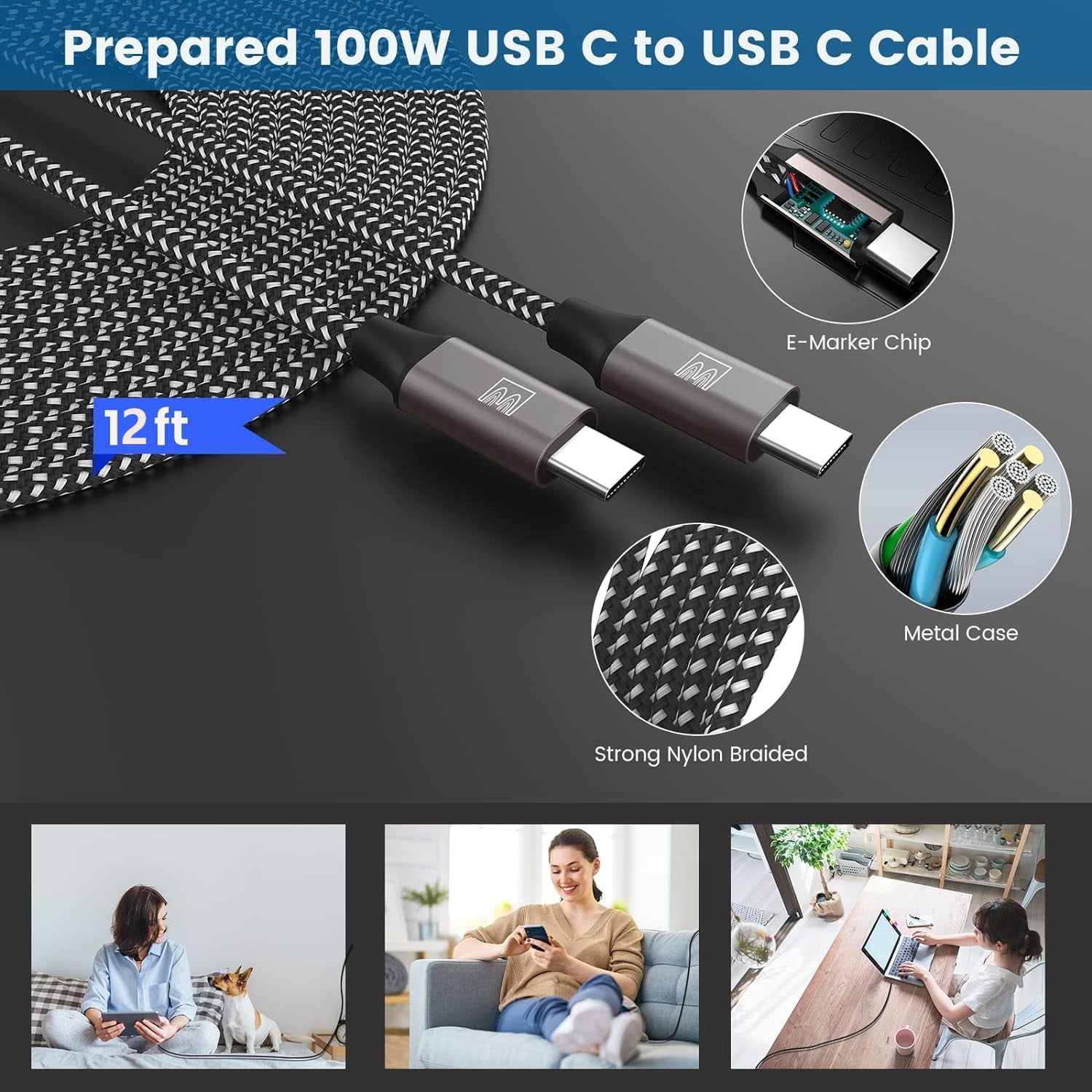 Quyaojz 45W USB-C Charger, 2-Pack 45 Watt Super Fast Charger Type C PPS Wall/Car Charger for Samsung Galaxy S26 Ultra/S26+/S25 Ultra/S24+/S23/S22 Ultra/Note 10+, Tab S9 (12FT+6.6FT 5A Type C Cable)