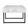 thumbnail image 4 of SEI Furniture Rangley Faux Marble Top Cocktail Table in Black-White, 4 of 5