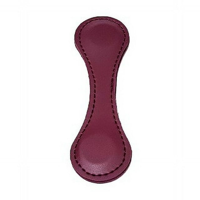 Dsscvnef Handmade Top Layer Cowhide Leather Double Bookmark Holder Lightweight Portable Notebook Decoration Cute Shedding Design for Craft Stationery