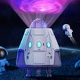 thumbnail image 2 of Mistaha Star Projection Lamp Space Capsule Starry Projector for Kids Bedroom Atmosphere Night Lights Decorative Table Lamp with Remote Control USB Powered, 2 of 8