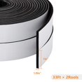thumbnail image 2 of Tiras De Espuma Con Adhesivo, 2 Rollos De Neopreno De 1 Pulgada De Ancho X 1/8 De Pulgada De Grosor, Cinta Adhesiva De Espuma De Alta Densidad Para Aislamiento De Puertas Y Ventanas, Total De 33 Pies, 2 of 5