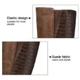 thumbnail image 3 of Pennysue Women Knee High Boots Dark Brown Wide Calf Chunky Heel Booties For Women 9M, 3 of 6