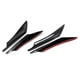 thumbnail image 5 of Deflector De Aletas Divisoras De Parachoques Delantero De Coche Estilo Fibra De Carbono Universal 4 Unids/set Delantero, 5 of 7