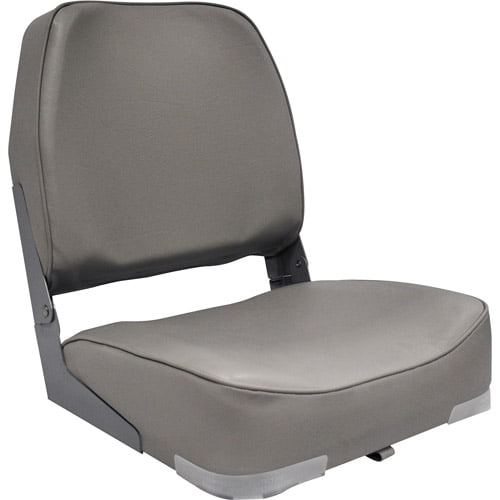 Low-Back Padded High-Impact Plastic Frame Attwood Folding Boat Seat 