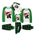 thumbnail image 3 of Generic Mother Daughter Matching Outfits Dad Family Matching Christmas Pajamas Set 2024 Family Xmas Printed Parent Child Outfit Women/Men Festival Sleepwear Adult(5 Years,C-Green), 3 of 5
