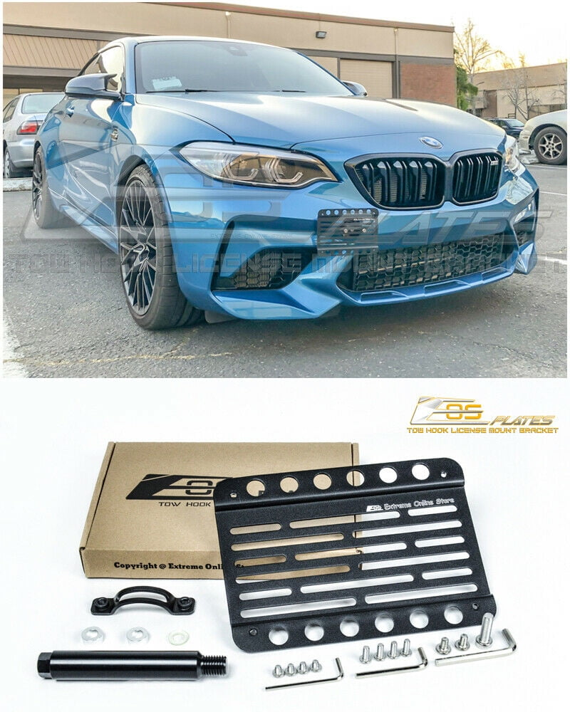 2011-Up BMW 1M E82 E88 Tow Hook License Plate Mount Bracket Holder – EOS  Plates