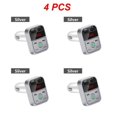 thumbnail image 1 of 1/2/4PCS Handfree Car Charger Bluetooth Dual USB Voltage Display Phone Charger Adapter Cigarette Lighter Power for Phone Car, 1 of 1