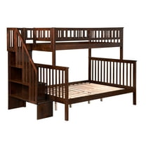Woodland Staircase Bunk Bed Twin over Full in Multiple Colors and Configurations