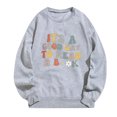 thumbnail image 2 of Meichang Chandails en Molleton Surdimensionnés pour Femmes Épaules Tombantes Pull Décontracté Manches Longues Col Rond Chandails en Molleton Confortables Pull Graphique Mignon, 2 of 4