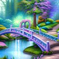 thumbnail image 1 of Diamond Painting 5D DIY Full Round Drill Arch Bridge Decoración del hogar (B6664) Hugtrwg Para estrenar, 1 of 9