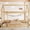 Natural, variant on Floor Wooden Bed with House Roof Frame, Twin Size Fence Guardrail Bed for Kids, White Pine Wood Children's Bedroom Furniture, Roof Design for DIY Decoration and Mosquito Net
