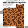 thumbnail image 5 of Orange and Brown Of Leopard Print Toddler Nap Mats for Kids Preschool,Sleeping Mat Bag or Kids,Toddler Sleeping Bag,Toddler Nap Mat or Daycare, 5 of 6