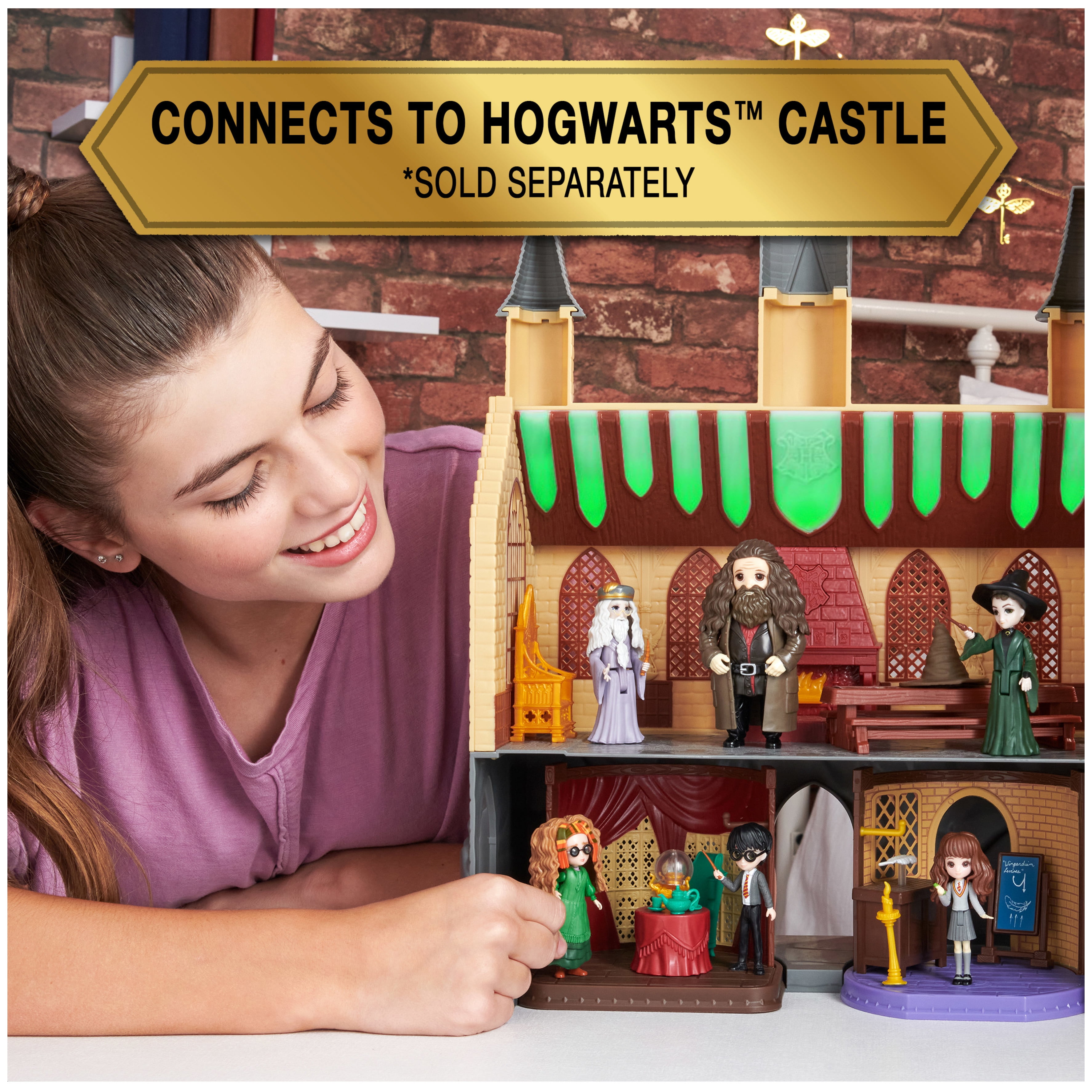 Wizarding World Harry Potter, Magical Minis, Classe de divination de  Poudlard avec 2 figurines exclusives et 6 accessoires, jouets pour enfants  à partir de 6 ans Magical Minis figurines 