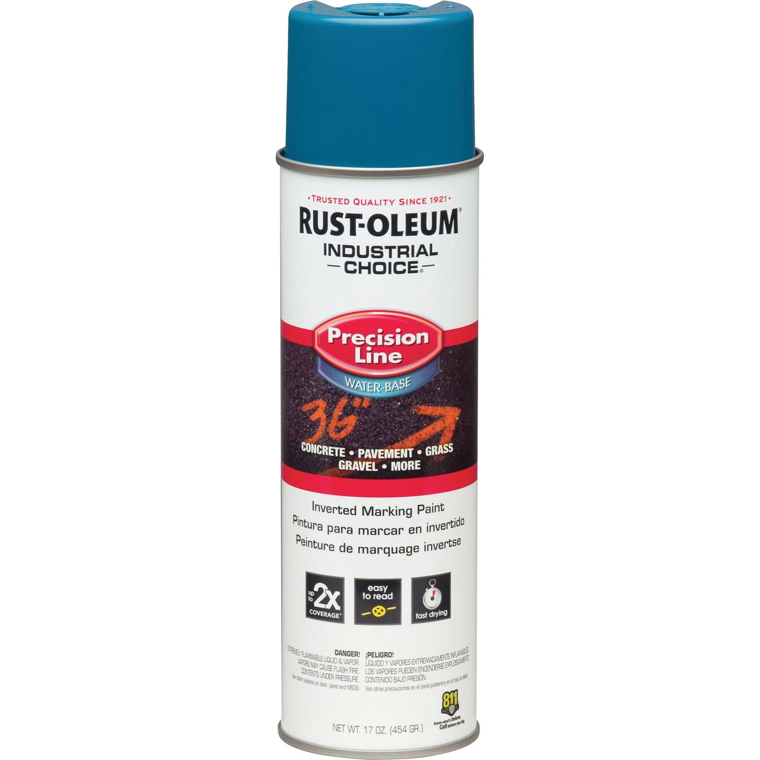 Rust-Oleum Marking Paint Spray Water-Based 17 oz. APWA Caution BE 203031 -  Walmart.com
