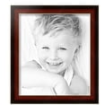 thumbnail image 2 of ArtToFrames 14" x 16" Matte Mahogany with Gold Accent Diploma Picture Frame, 14x16 inch Brown Wood Poster Frame (WOM-5109),  Pack, 2 of 7