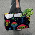 thumbnail image 7 of Alien Large Capacity Reusable Oxford Cloth Grocery Baskets: Foldable Toy Basket, Storage Bag, Easter Basket, 7 of 7