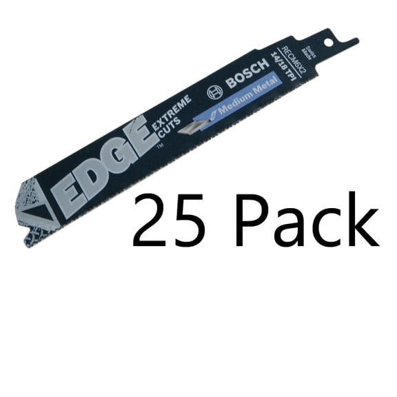 Bosch 25 Pack Genuine RECM6X2B Recip Saw Blade - 2608654A23-25PK