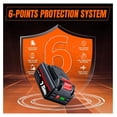 thumbnail image 4 of 2Pack LB2X4020 7.0Ah High Capacity Battery Replacement for Black and Decker 20V MAX Lithium Battery,Compatible with LBXR20 LBXR20-OPE LB20 LBX20 LBX4020 LB2X4020 LB2X4020-OPE Cordless Tools, 4 of 7