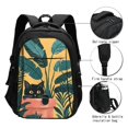 thumbnail image 3 of Balery Cat Hiding In Potted Plants Mochila con carga USB para hombre y mujer - Mochila impermeable y antirrobo para portátil con puerto USB para viajes, trabajo, estudios y universidad, 3 of 7