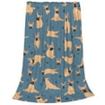 thumbnail image 2 of Pofeuu French Bulldog Yoga Print Ultra-Soft Micro Fleece Blanket,for Bed Or Sofa,All Season Throw Blankets Flannel Blanket-50"x40", 2 of 7