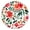 264, variant on Water-Resistant Floral Print Tablecloth with Elastic Fit, Durable Polyester Fabric for Round Tables, Fits 44-52 Inch Diameter