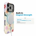 thumbnail image 2 of SKLYDDI Funda para iPhone 11 con Diseño Floral y Lunares, Compatible con MagSafe, 2 of 7