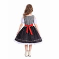 thumbnail image 5 of Girls Oktoberfest Dirndl Dress with Apron Bavarian Costume Traditional German Beer Festival Outfit Cute A-Line Dresses, 5 of 6