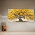 thumbnail image 7 of Canvas Wall Art for Living Room - Large Yellow Tree of Life Canvas Prints, Modern Abstract Nature Painting for Kitchen Bedroom Office Wall Decor, 7 of 7