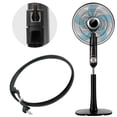 thumbnail image 2 of Plastic Fan Grille Mesh Replacement with Hoop and Screws for Floor Or Table Fans,Fan Fixed Hoop Replacement Rings,Compatible with Ring Style Retaining Frame, Indoor Air Cooling Accessory,Black, 2 of 9