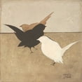thumbnail image 2 of Pinto, Patricia 12x12 Black Ornate Wood Framed with Double Matting Museum Art Print Titled - Birdies I, 2 of 4