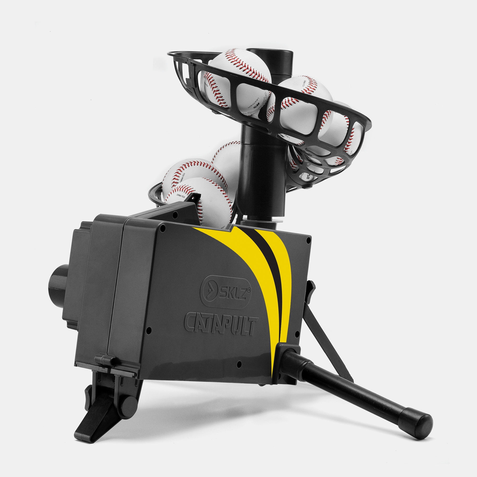 SKLZ Catapult Baseball Soft Toss Machine - Black/Yellow