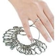 thumbnail image 3 of Ring Sizer, Premium Metal Ring Gauge UK Sizes A-Z Finger Measure Sizing Tools Ring Measurement Tool for Women Men​ Ring Diameter, 3 of 5