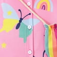 thumbnail image 4 of Little Kids Girl Summer Outfit Sleeveless Tied Flower Print Cami Tank Tops Elastic Pants Toddler 2Pcs Clothes Set Girls Summer Set 1-3 Years,9-12 Months, 4 of 9