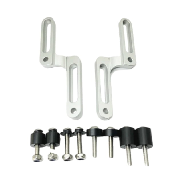 Regulador de parabrisas Soporte de parabrisas Accesorio de aluminio para motocicleta Parabrisas Astilla