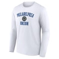thumbnail image 2 of Men's White Philadelphia Union Victory Arch Long Sleeve T-Shirt, 2 of 3