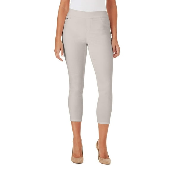 Nine West Women's Heidi Ready-to-Go Pull On Legging Creamstone Size 10