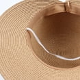 thumbnail image 6 of Outfmvch Straw Hat Foldable Sun Hats for Women Beach Hats for Women Summer Hats for Men Sun Hat for Men Bucket Hat for Women Sun Protection Hat Coffee One Size, 6 of 6