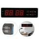 thumbnail image 4 of Reloj LED, Reloj De Pared, Oficina De Enchufe De EE. UU. De Dígitos, Hogar Para Dormitorio, Para Sala De Estar, ANGGREK Disfraces, 4 of 8