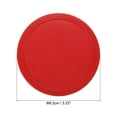 thumbnail image 2 of Uxcell 81mm/3.2 Inch Air Hockey Pucks, Air Hockey Heavy Replacement Pucks, Red, 6 Pack, 2 of 6