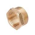 thumbnail image 4 of lanema 6pcs 3/4in Male Thread to 1/2inch Female Thread Pipe Fitting Reducing Nipple Replacement Brass Bushing Reducer Adapter, 4 of 7