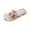 42#Pink, variant on Ultralight Soft Indoor Open Toe Cotton linen Slippers Absorb Sweat Cloth Bottom House Slippers