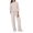 White, variant on Szluipve Womenβs Striped Trim Tracksuit 2 Piece Outfits Crew Neck Long Sleeve Sweatshirt & Split Hem Drawstring Wide Leg Pants Casual Loungewear Set Navy L
