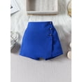 thumbnail image 5 of Suealasg Toddler Girls Clothes 2Pcs Kids Summer Outfit Set  1T 2T 3T 4T 5T 6T Asymmetric Sleeveless Vest with Shorts Sets 0-6 Years, 5 of 9