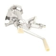 thumbnail image 2 of BIMZUC Heavy Duty Manual Meat Grinder Hand Crank Mincer Machine Kitchen Tool for Sausage Vegetables Beef Pork Silver 10.6 inches / 27 cm Ergonomic Handle, 2 of 9