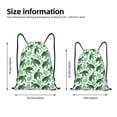 thumbnail image 2 of Xecao Cartoon Turtle Pattern Sports Drawstring Backpack - String Swim Gym Bag with Wet Proof Pocket for Women&Men-Small, 2 of 6