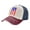 Navy And Red, variant on Men Women Pr Puerto Rico-Flag Distressed Twill Cotton Baseball Cap Vintage Adjustable Dad Hat