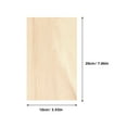 thumbnail image 3 of Craftsmen 10Pcs Wooden Planks for Diy Projects Basswood Flat Rectangular Wood Board Panel, 3 of 8
