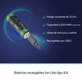 thumbnail image 3 of 4 Baterías Recargables USB Li-Ion Tipo AA 1460 mAh Steren, 3 of 9