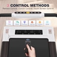 thumbnail image 4 of Simpfree 3 in 1 Under Desk Treadmill with Height-adjustable Desk,Max 300lbs Capacity,Walking Pad with LED Touch Screen,Remote Control,2s Folding Treadmill,No installation required,0.5-7.5mph/h, 4 of 7